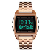 SKMEI 1368 Multifunctional Men Outdoor Sports Noctilucent Waterproof Digital Watch